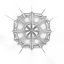 maltese cross tattoo design idea