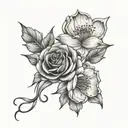 birth month flower bouquet tattoo tattoo design idea