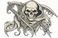 Reaper tattoo design idea