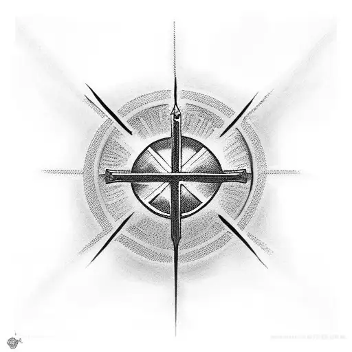 Christian Cross with "By Grace Through Faith" incorporated into it and maximum 1 inch.  tattoo design idea