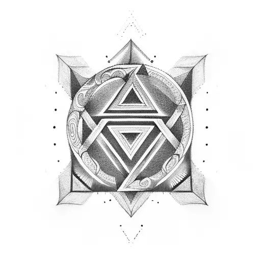 Valknut Symbol tattoo design idea