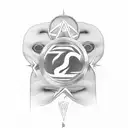 Down syndrome symbol with name ena somewhere and put a year of birth 1998 tattoo design idea