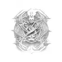 tatto representing 3 brothers tattoo design idea