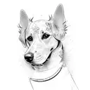 dog named Minnie  tattoo design idea