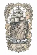 noah's ark tattoo design idea