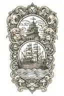 noah's ark tattoo design idea