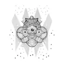 Trash Polka tattoo design idea