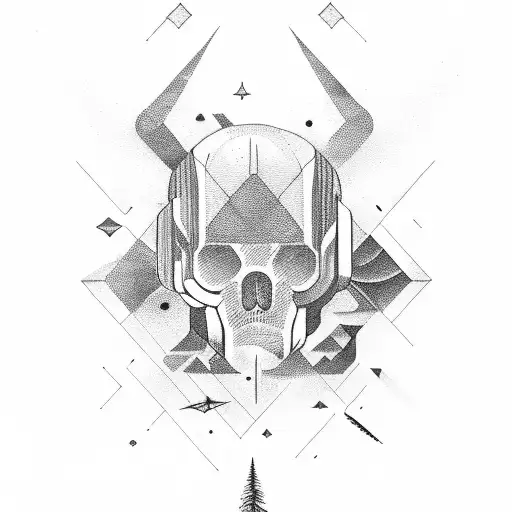 man falling sky tattoo design idea