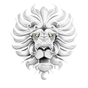 scorpion lion tattoo design idea