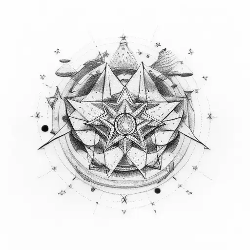 letra delicada a dizer "the stars aligned" com três pequenas estrelas ao lado tattoo design idea