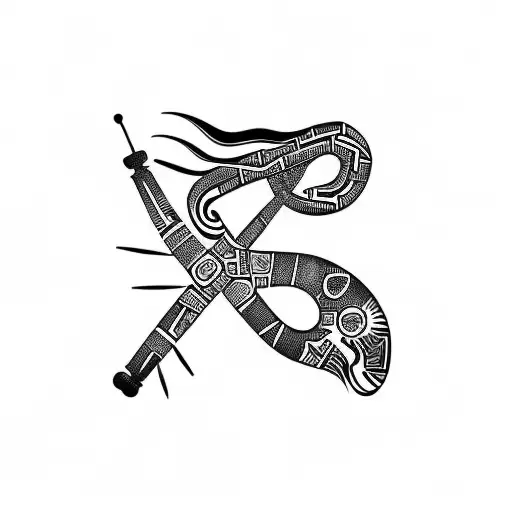 kokopelli  tattoo design idea