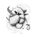 potato tattoo design idea