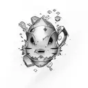 potato tattoo design idea