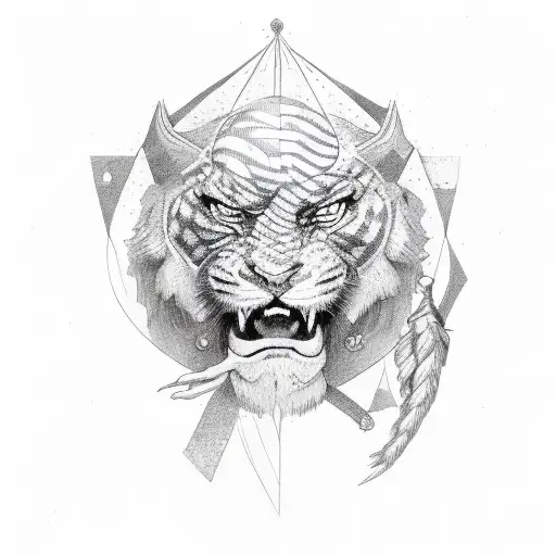 independence and strength tattoo design idea