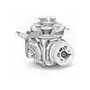 engine piston tattoo design idea