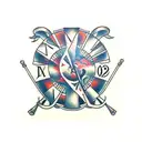 roman numerals of Dec 24, 1972 tattoo design idea