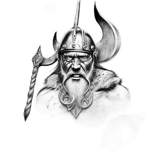 Viking  tattoo design idea