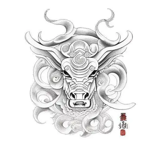 Tauro tattoo design idea