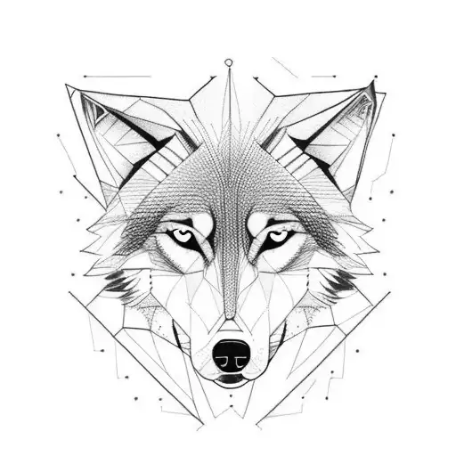 two wolves with text ( what is the most important step a man can take) tattoo design idea