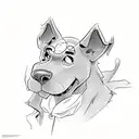 Scooby Doo desperado tattoo design idea