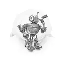 the robot from Arthur porges' story "The Ruum" tattoo design idea