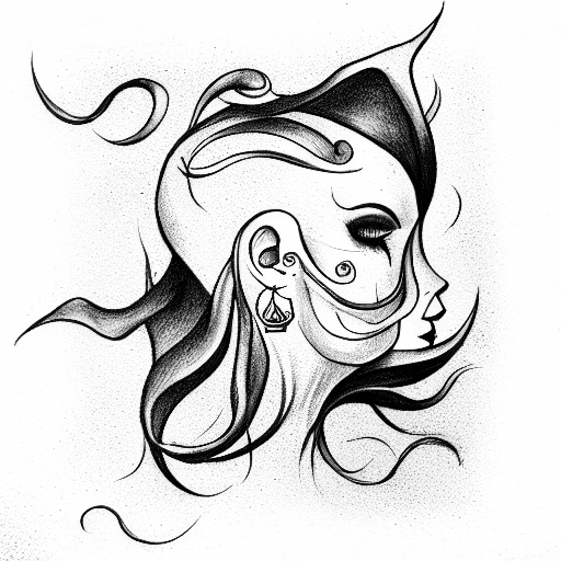 aquarius tattoo design idea