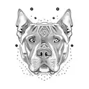 Pitbull  tattoo design idea