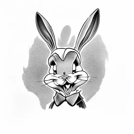 bugs bunny tattoo design idea