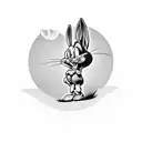 bugs bunny tattoo design idea