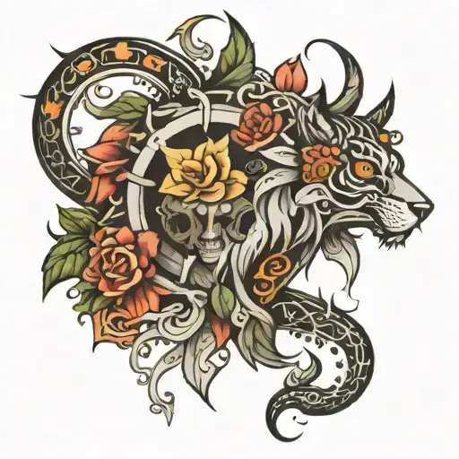 13 m tattoo design idea