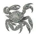 crab tattoo design idea