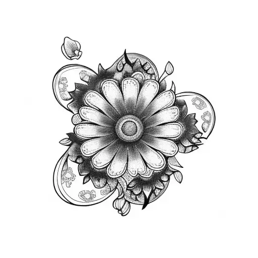 flor amapola tattoo design idea