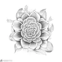 flor amapola tattoo design idea