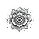 flor amapola tattoo design idea
