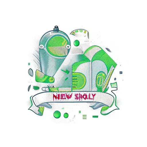 ,green, sleep, zwilling, memory tattoo design idea