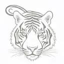 tiger tattoo design idea
