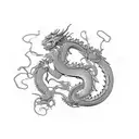 dragon jade  tattoo design idea