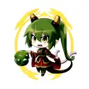 dragon jade  tattoo design idea