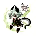 dragon jade  tattoo design idea