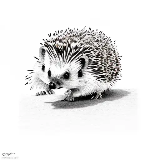 Tattoo tagged with: small, bicep, animal, tiny, hedgehog, ifttt, little,  soltattoo, illustrative | inked-app.com