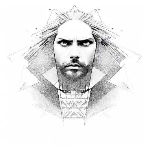 electric guitar tattoo design idea