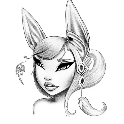 Bratz and winx tattoo design idea