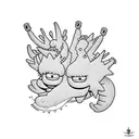 Lisa simpson on drugs tattoo design idea