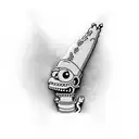 Lisa simpson on drugs tattoo design idea