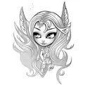 Bratz and winx tattoo design idea