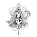 Bratz and winx tattoo design idea