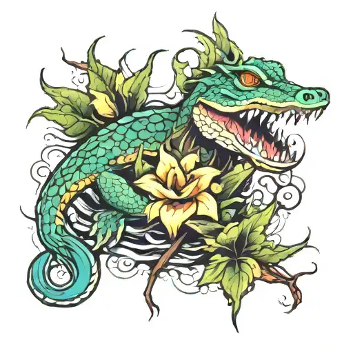 FLORIDA ~ Swamp tattoo design idea