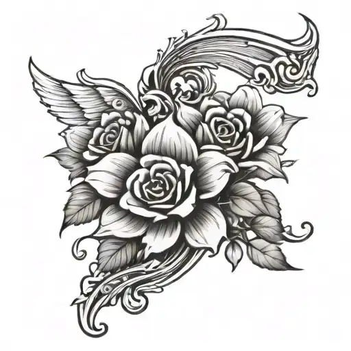 23 32 memorial tattoo for brothers who died at ages 23 and 32 tattoo design idea