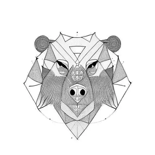 bearde vulture tattoo design idea