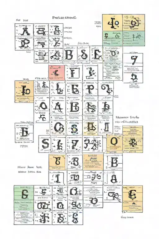 Periodic table tattoo design idea